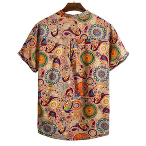 Camisa Masculina Estampada Floral