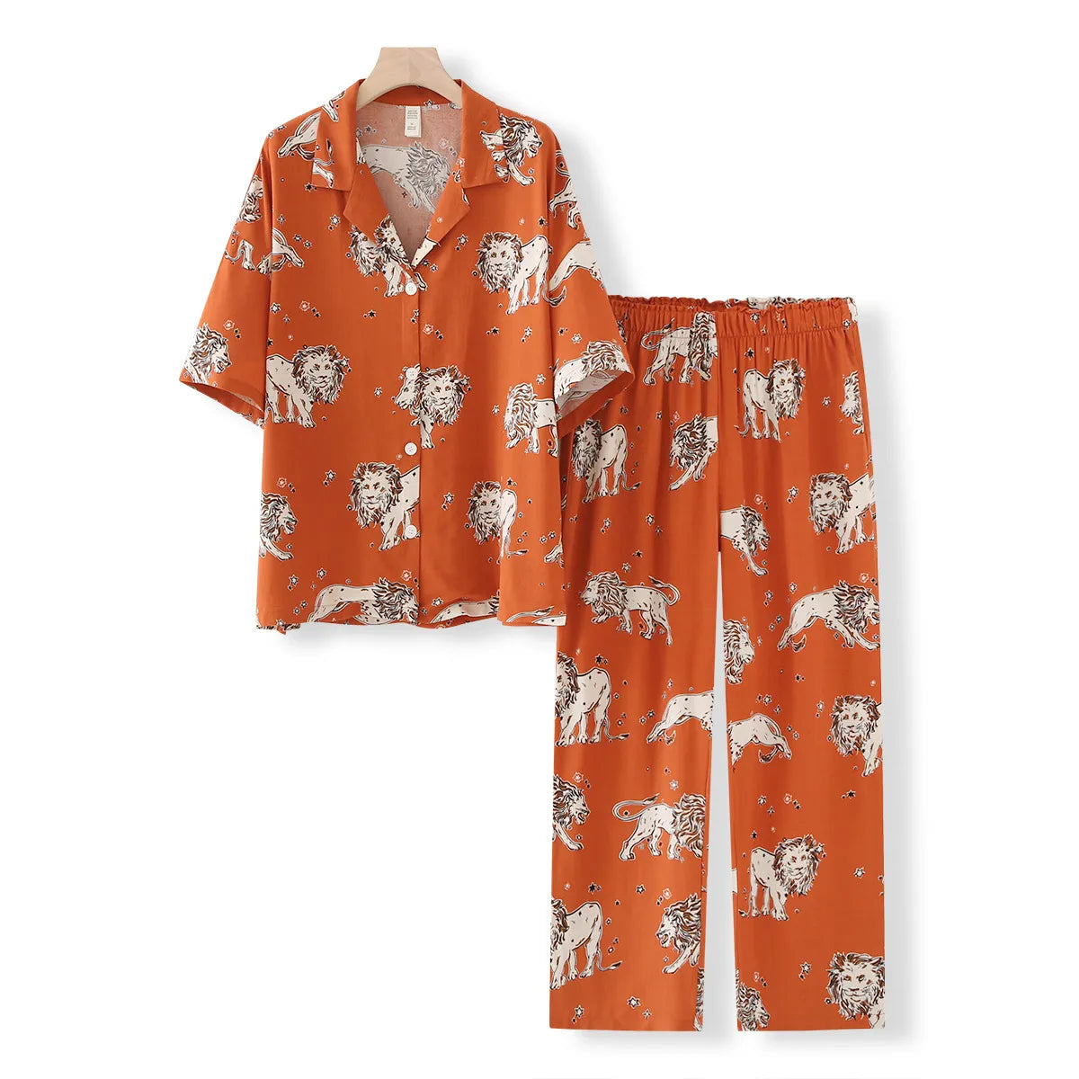 Pijama Feminino Americano Curto - Lion