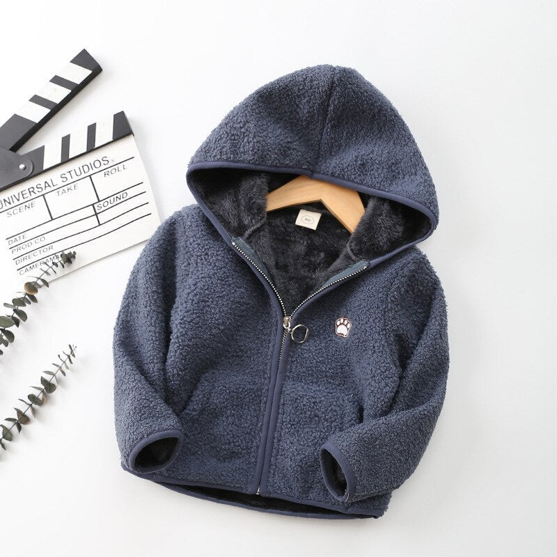 Jaqueta Infantil Fleece com Capuz