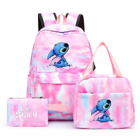 Kit Escolar Mochila e Lancheira - Lilo e Stitch