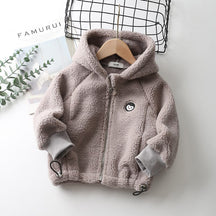 Jaqueta Infantil Fleece com Capuz