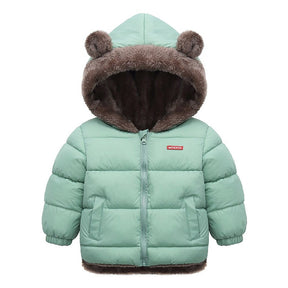 Jaqueta Infantil Puffer Peluciada - Bear