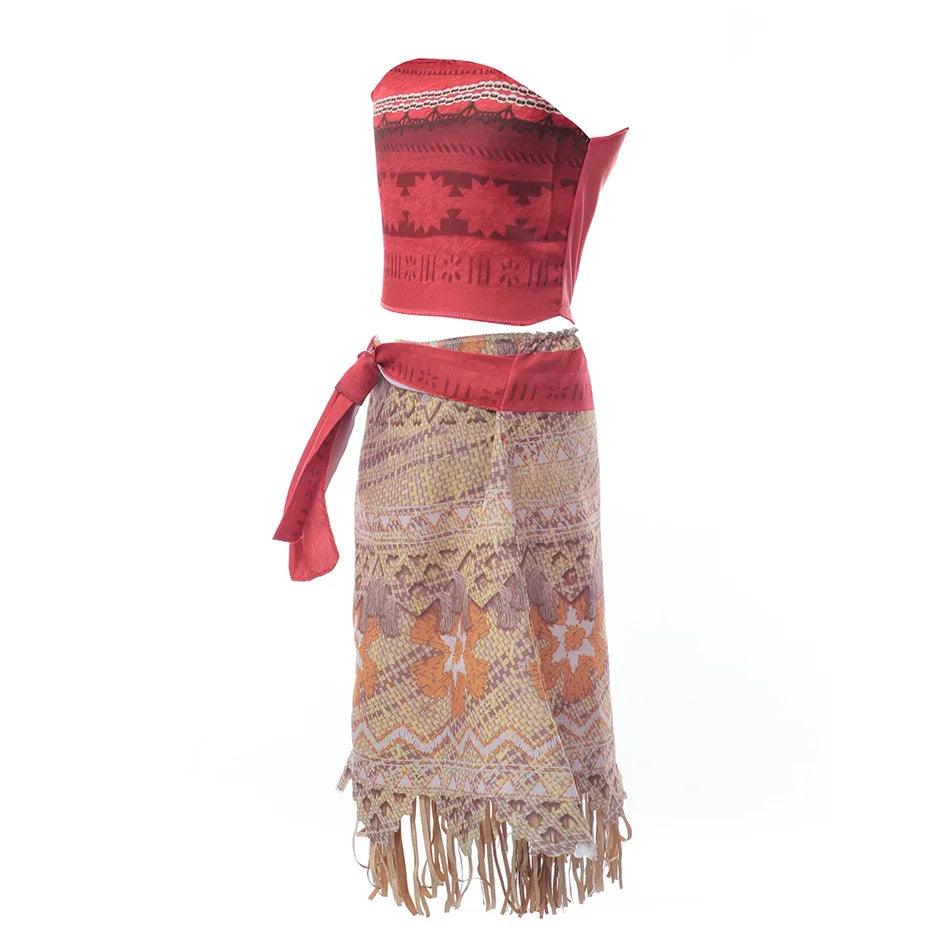 Fantasia Moana Infantil Completa com Acessórios