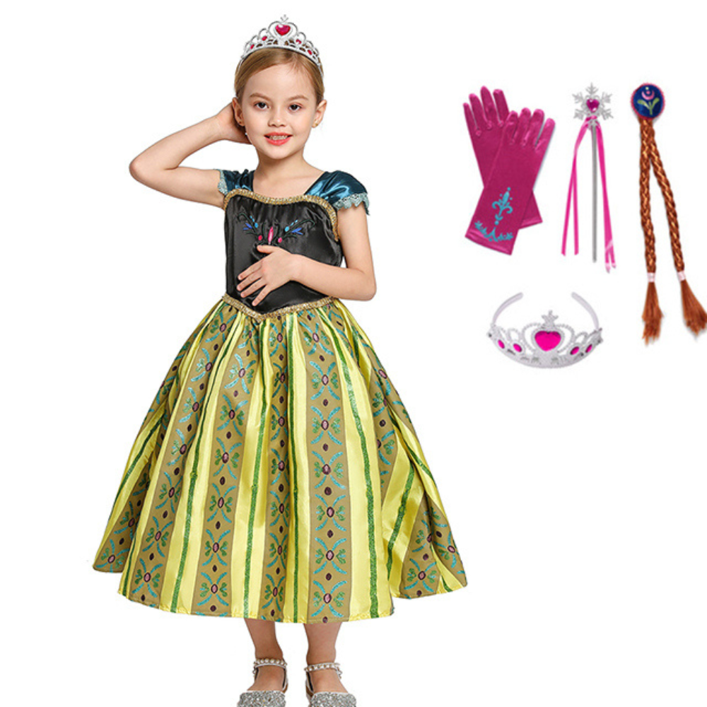 Fantasia Infantil Princesa Anna Frozen