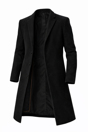 Sobretudo Masculino Longo Premium – Estilo Europeu