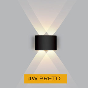 Arandela Externa de Parede em LED à Prova D'água