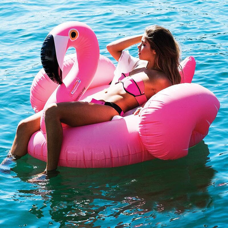 Boia de Piscina Flamingo Inflável