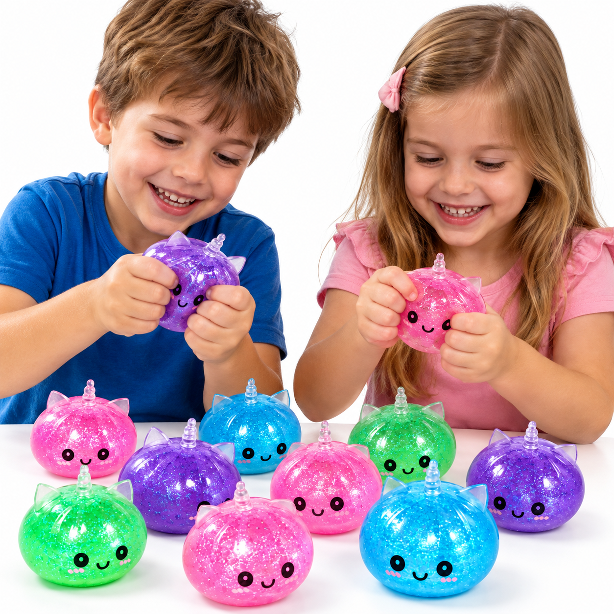 Bolinho Squishy Surpresa Dumpling Antiestresse Colecionável Caixa Cega