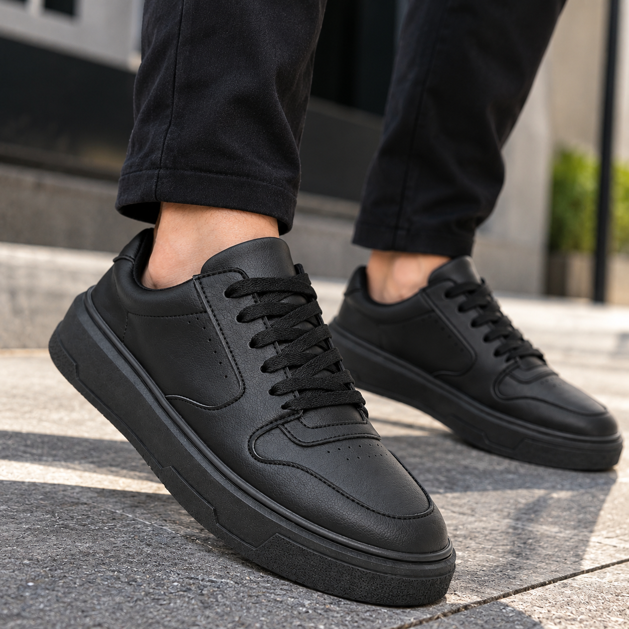 Tênis Casual Masculino Sola Alta Oversize