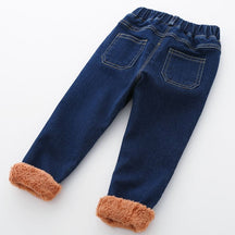 Calça Infantil Masculina Jeans Peluciada