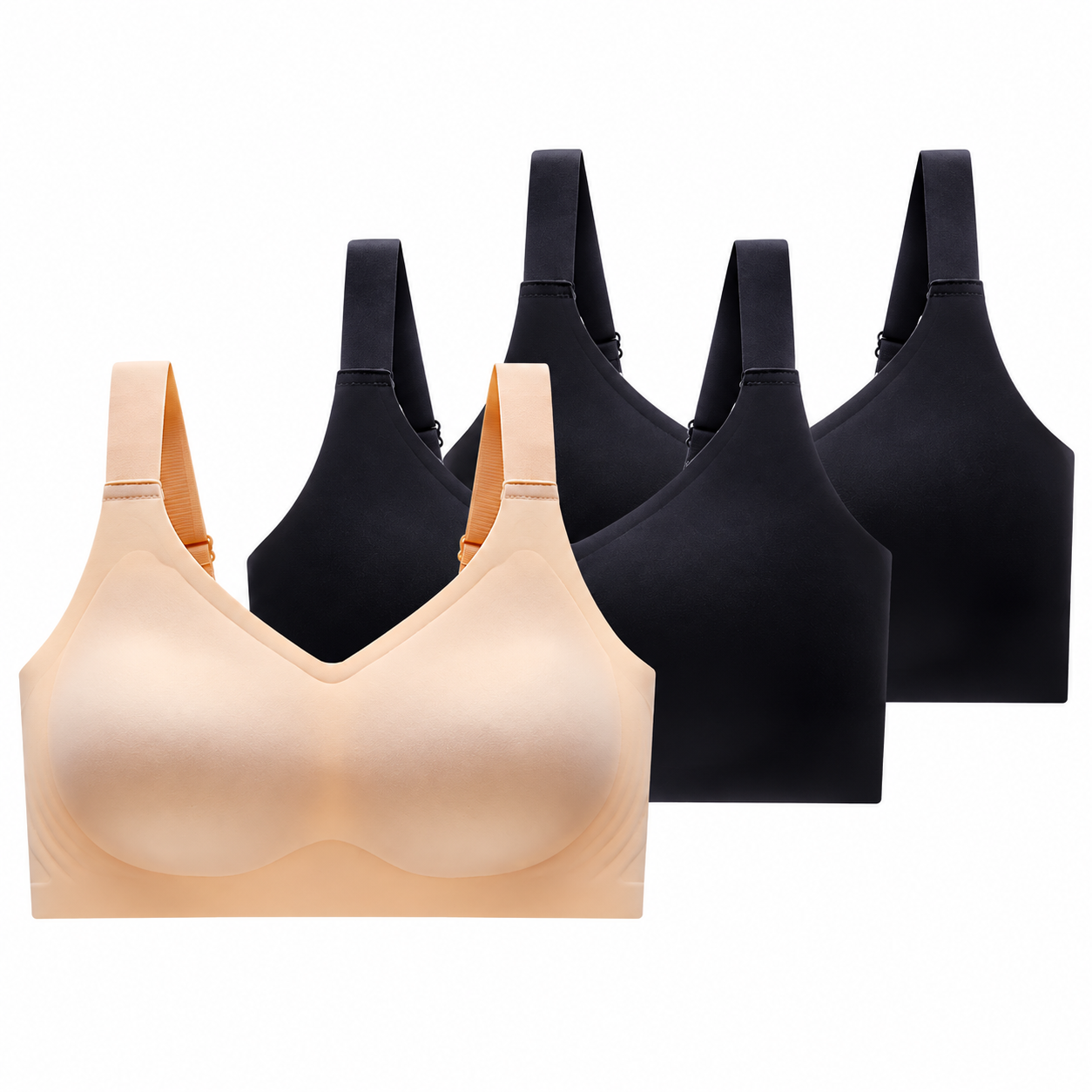 Kit 3 Sutiãs Premium Comfort – Sustentação e Conforto para o Dia Todo