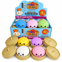 Bolinho Squishy Surpresa Dumpling Antiestresse Colecionável Caixa Cega