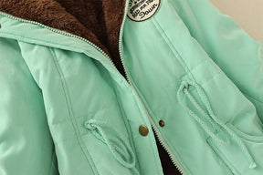 Casaco Feminino de Inverno Peluciado