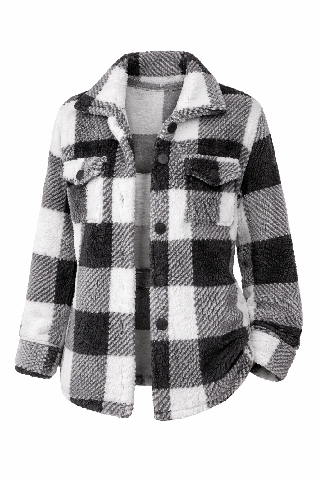 Casaco Feminino Xadrez Teddy