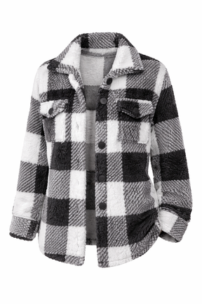 Casaco Feminino Xadrez Teddy
