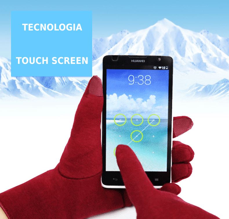 Luva de Frio Feminina TouchScreen - Flin