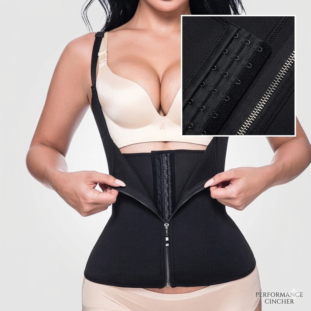 Cinta Modeladora Feminina Dupla Compressão Tipo Colete