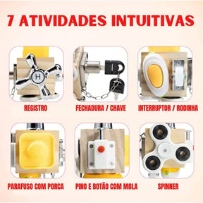 Brinquedo Sensorial Fidget Montessori