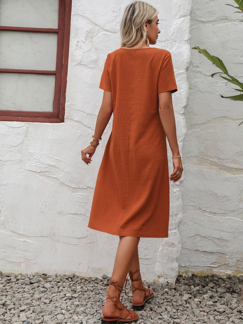 Vestido Fling for Spring Mid com Bolsos Vestido EP01 