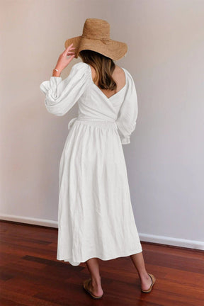 Vestido Longo Solto de Dois Lados Vestido EP01 