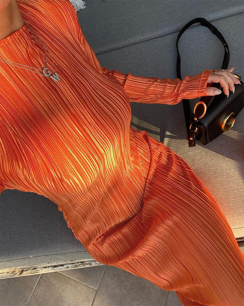 Vestido Maxi Mangas Longas Vestido EP01 
