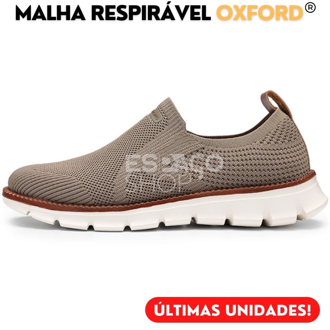 Sapato de Malha Respirável - Oxford Sapatos Espaço Shop Marrom 38 