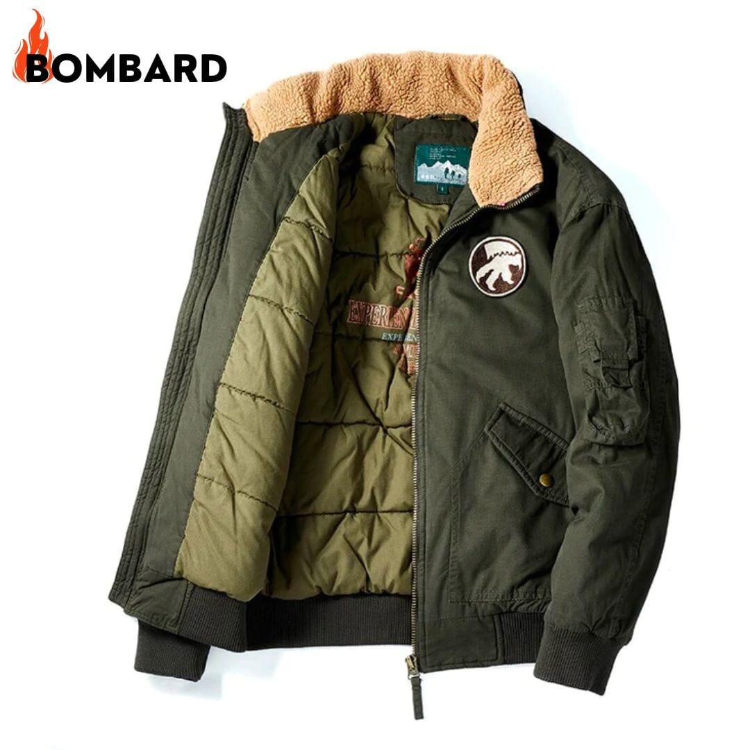 Jaqueta Outwear Bombard casaco 08 Espaço Shop Verde Militar P 