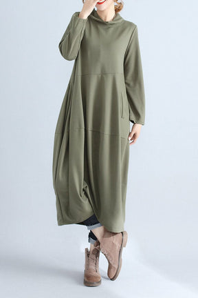 Vestido Comfy Midi Oversize Vestido EP01 VerdeMilitar M 