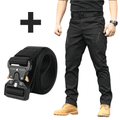 Calça Tática + Cinto de Brinde Espaço Shop 34 Calça Preta + Cinto Preto 
