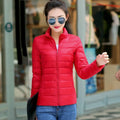 jaqueta puffer feminina IF07 - jaqueta puffer feminina espaco shop Vermelha PP 