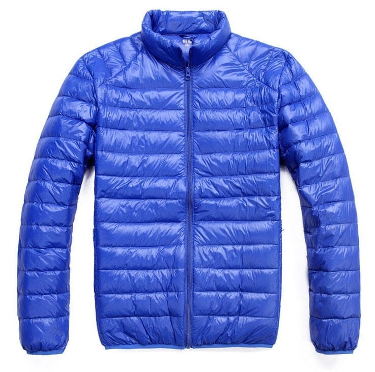 Jaqueta Puffer Winter casaco 10 Espaço Shop Azul Claro M 