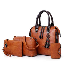 Bolsas de Couro Ladies - (Compre 1 e leve 4 Peças ) Espaço Shop Marrom 
