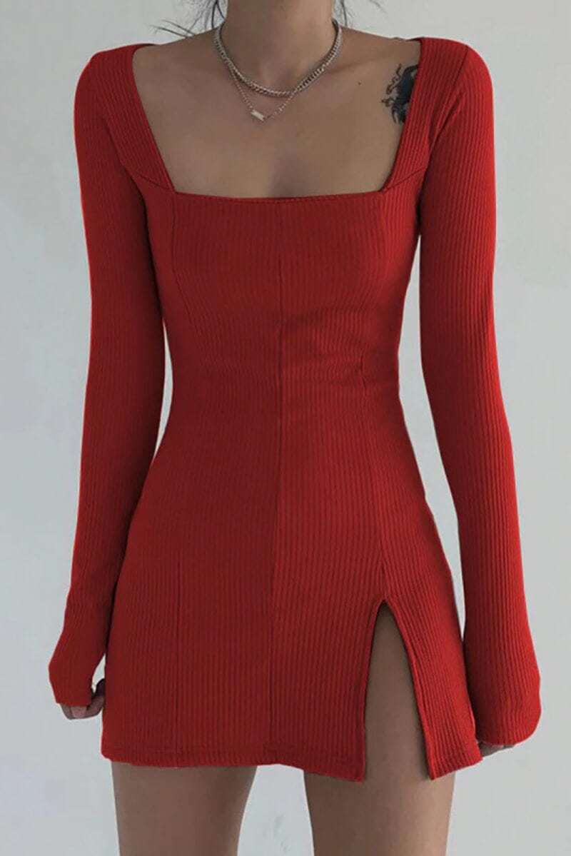 Vestido Aria Curto Justo Texturizado Vestido EP01 