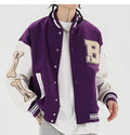 Jaqueta Futebol Americano Oversize IV - Jaqueta Futebol Americano espaco shop Roxa P 