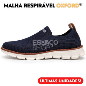 Sapato de Malha Respirável - Oxford Sapatos Espaço Shop Azul 38 