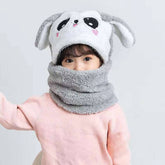 Touca infantil de Bichinhos Espaço Shop Cinza/Branco 1-5 Anos 