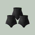 KIT 3 Calcinhas Modeladora - Slimbody 0 Espaço Shop 3 pretas M(40-60kg) 
