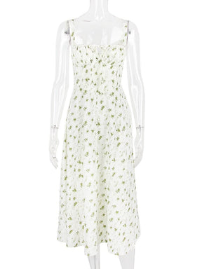 Vestido Florence floral Verde Cisco 