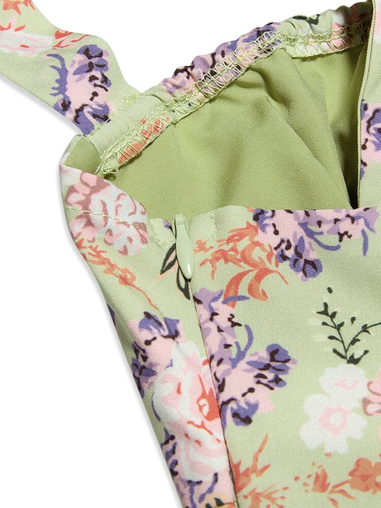 Vestido Florence floral lilás Cisco 
