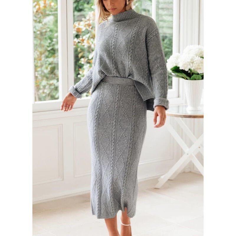 Conjunto Novalee Conjunto CJ01 Cinza P 
