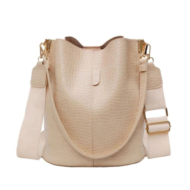 Bolsa Feminina de Couro Sara Bolsa 30 Fontbella Bege 