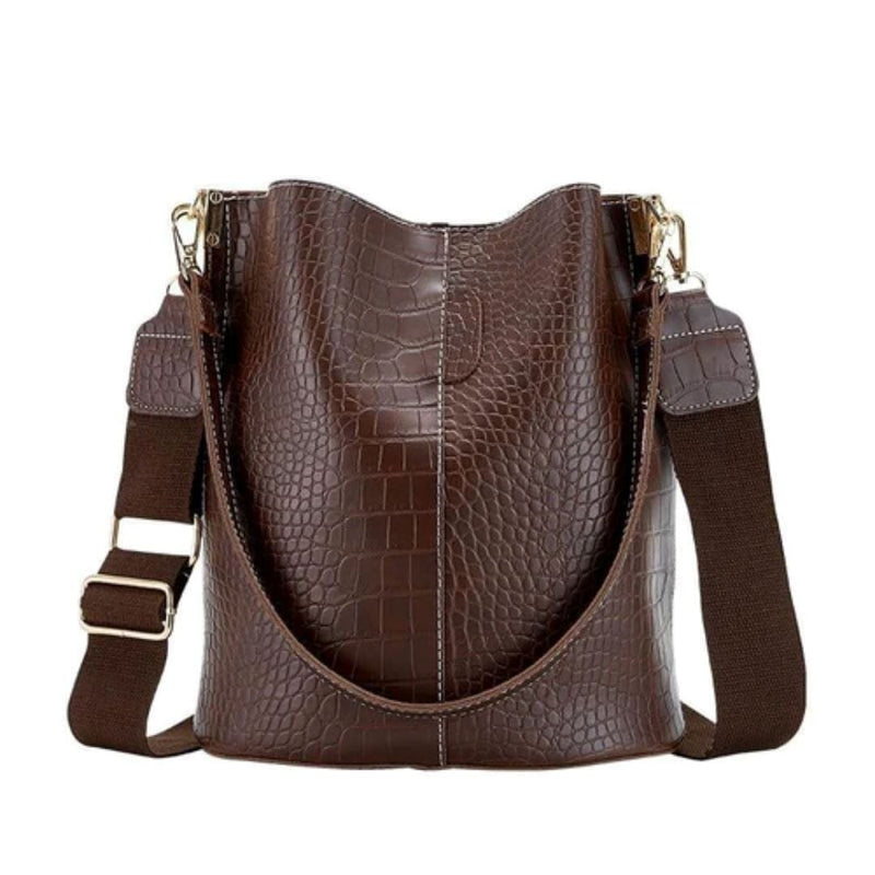 Bolsa Feminina de Couro Sara Bolsa 30 Fontbella Café 