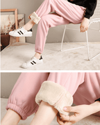 Calça Moletom Feminina com Forro de Lã calca frio Gamborini Rosa PP 