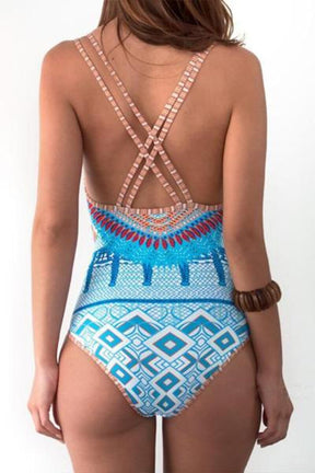 Maiô Boho Colorido Moda Praia espaco shop 