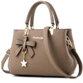 Bolsa de Couro Feminina Executive Bolsa 05 Fontbella Caqui 
