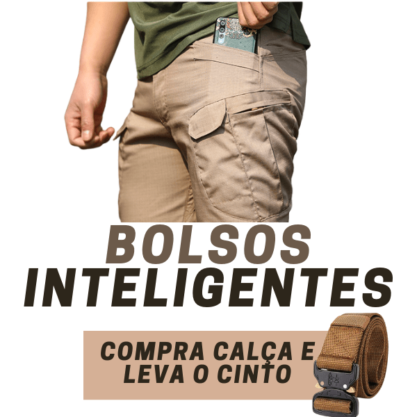 Calça Tática + Cinto de Brinde Espaço Shop 